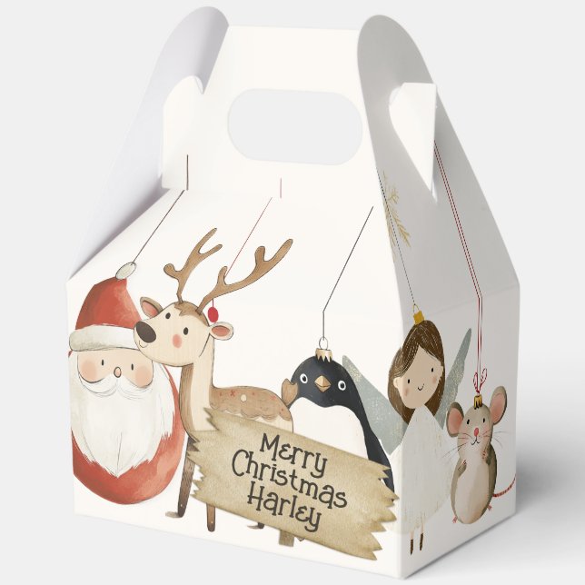 Weihnachts Bauble Party Boxen - Perfekt für Weihna Geschenkschachtel (Vorderseite)
