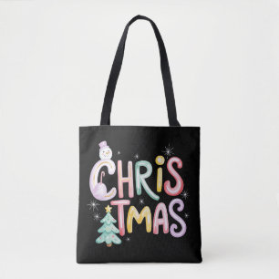 Weihnachts-Baum-Schneemann-Glitter-Coquette im Pre Tasche