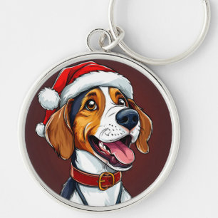 🐶 Weihnachts-Beagle-Anhänger für Hunde-Liebhaber Schlüsselanhänger