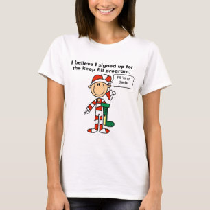 Weihnachts Behalt Fill Program Tshirts und Geschen