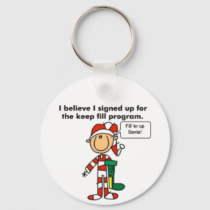 Weihnachts Behalt Fill Program Tshirts und Geschen Schlüsselanhänger