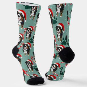 Weihnachts-Bernersennenhund-Socken  Socken