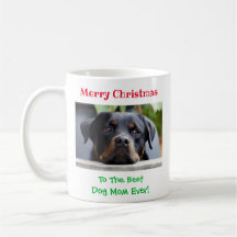 Weihnachts Beste Hündin Mama je Begleiter Foto