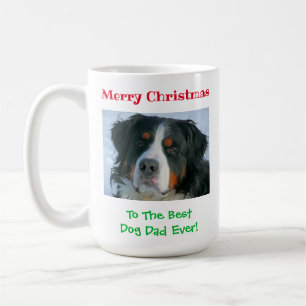 Weihnachts-Bester Hund-Vater je Hund Foto Kaffeetasse