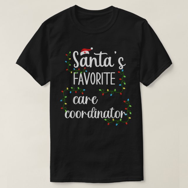 Weihnachts-Betreuer Weihnachten für M T-Shirt (Design vorne)