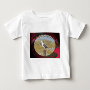 Weihnachts Black Backgull Weihnachtsfeiern Baby T-shirt