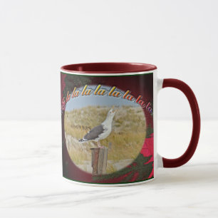 Weihnachts Black Backgull Weihnachtsfeiern Tasse