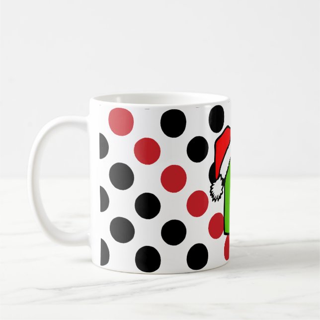 Weihnachts-Blackboard + Text oder Bild Kaffeetasse (Links)