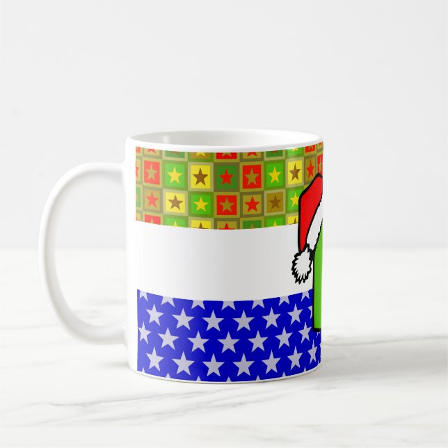 Weihnachts-Blackboard + Text oder Bild Kaffeetasse (Links)