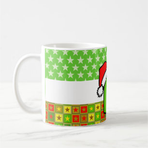 Weihnachts-Blackboard + Text oder Bild Kaffeetasse