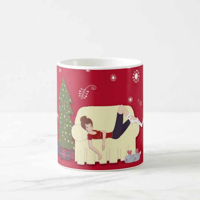 Weihnachts-Bliss-Tasse Kaffeetasse (Mittel)
