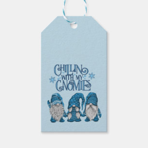 Weihnachts Blue Winter Trio Chillin mit meinen Gno Geschenkanhänger