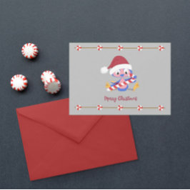 Weihnachts-Bluebird-Bonbondekor individuell anpass Feiertagskarte