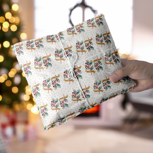 Weihnachts-Blume Seidenpapier (Christmas flowers tissue paper)