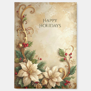 Weihnachts-Blumen-Feiertagsmagnet Magnet