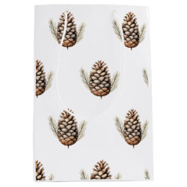 Weihnachts-Boho Wasser Farbe Umschlag Papier Mittlere Geschenktüte