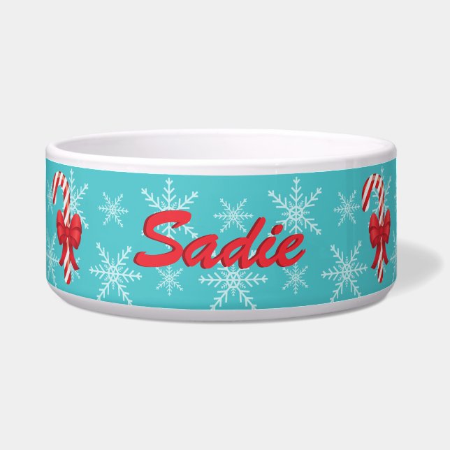 Weihnachts-Bonbons mit Individuelle Name Napf (Vorderseite)