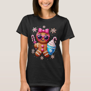 Weihnachts-Bougie-Gingerbread-Cookie-Heiße-Schokol T-Shirt