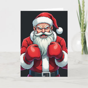 Weihnachts-Boxen-Santa Karte