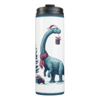 Weihnachts Brontosaurus Dinosaurier