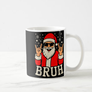 Weihnachts-Bruh-Meme Lustiger Weihnachtsmann Teena Kaffeetasse
