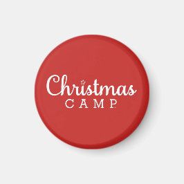 Weihnachts-Camp Holiday Magnet