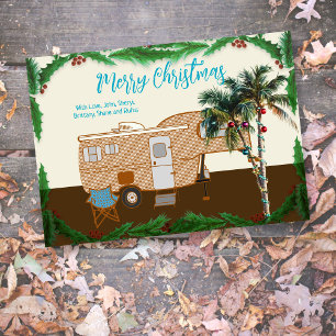 Weihnachts-Camping Fifth Wheel Florida Karte