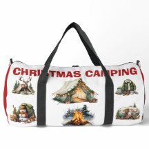Weihnachts-Camping-Reiseetasche - Urlaub im Freien