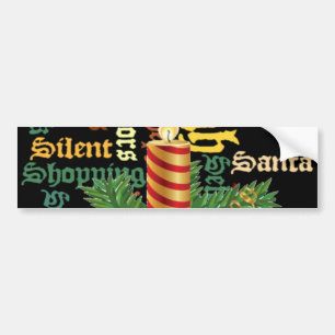 Weihnachts-Candle Autoaufkleber