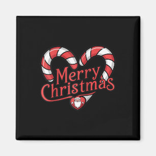 Weihnachts Candy Cane - Frohe Weihnachten Magnet