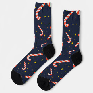 Weihnachts Candy Cane Socken