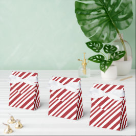 Weihnachts-Candy-Cane-Streifen Geschenkschachtel