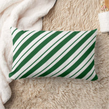 Weihnachts-Candy-Cane-Streifen in Grün und Weiß 