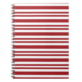 Weihnachts-Candy-Cane-Streifen Notizblock