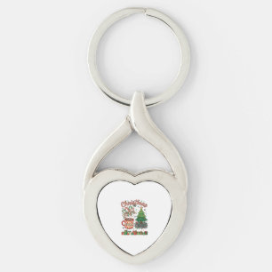 Weihnachts Candy Canes Kakao Chaos Baum Tasse Gesc Schlüsselanhänger