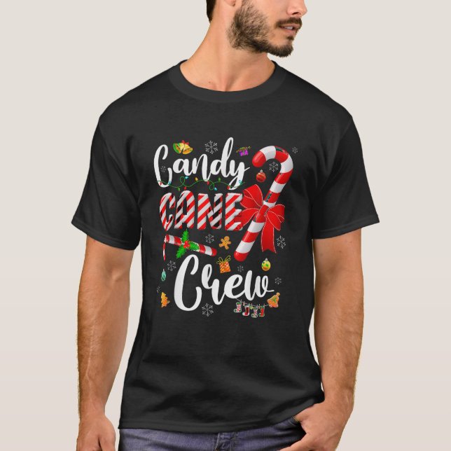 Weihnachts Candy Lights Xmas Matching Family P T-Shirt (Vorderseite)