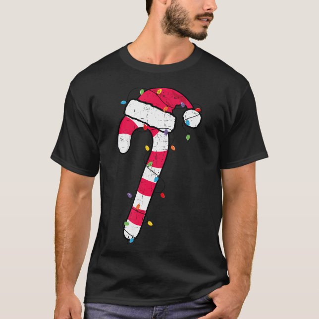 Weihnachts Candy Santa Xmas Kinder Kleinkind Jugen T-Shirt (Vorderseite)