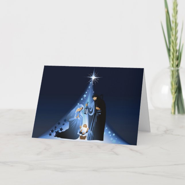 Weihnachts-Card-ManagerScene Holiday Card Feiertagskarte (Vorderseite)