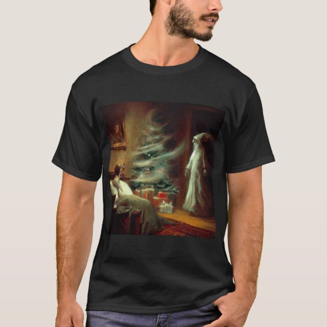 Weihnachts-Carol-Geist der Weihnachtszeit Gegenwar T-Shirt (Vorderseite)