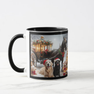 Weihnachts-Carraige-Tasse Tasse