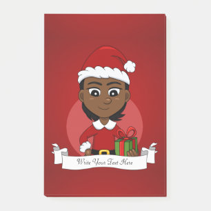 Weihnachts-Cartoon Post-it Klebezettel