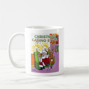 Weihnachts-Casino-Stil-Tasse Kaffeetasse