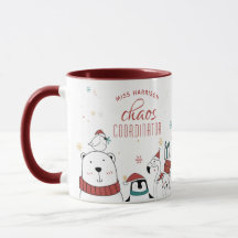 Weihnachts-Chaos-Koordinator Personalisierter Kaff