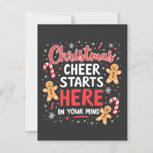 Weihnachts-Cheer beginnt hier psychische Gesundhei Save The Date