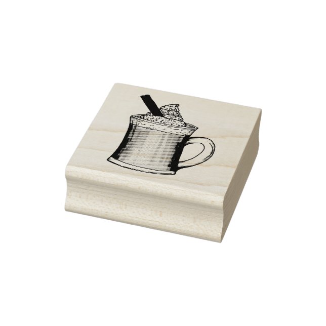 Weihnachts-Cheer Holiday Eggnog Egg Nog Drink Gummistempel (Stempel)