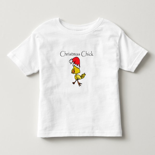 Weihnachts-Chick-Shirts und Geschenke Kleinkind T-shirt (Vorderseite)