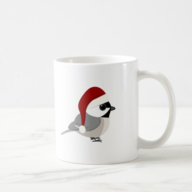 Weihnachts-Chickadee Kaffeetasse (Rechts)