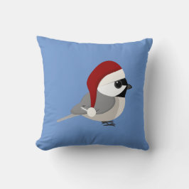 Weihnachts-Chickadee Kissen