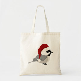 Weihnachts-Chickadee Tragetasche