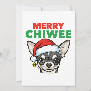 Weihnachts-Chihuahua Feiertagskarte